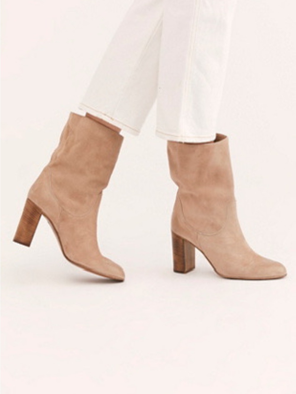 Free People Dakota Heel Boot ~ Taupe